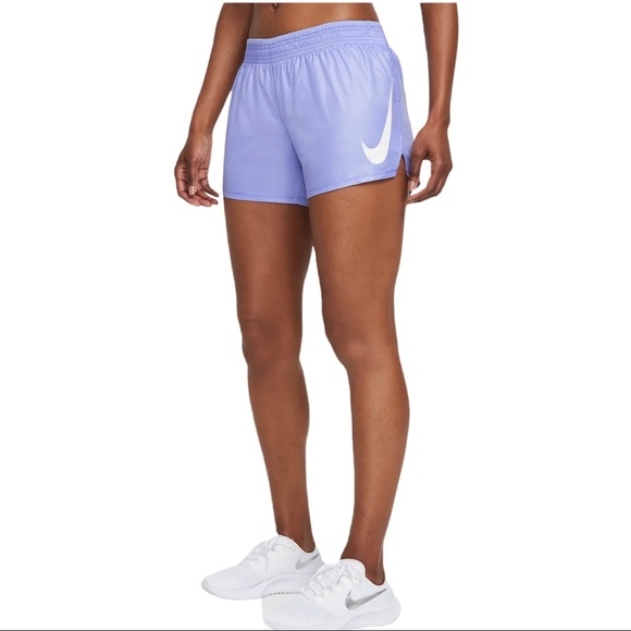 Nike Swoosh womens running shorts - Picture 1 of 6